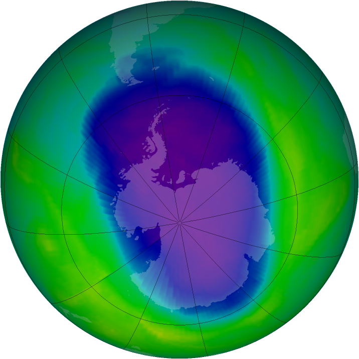 Ozone Map 1998-10-21